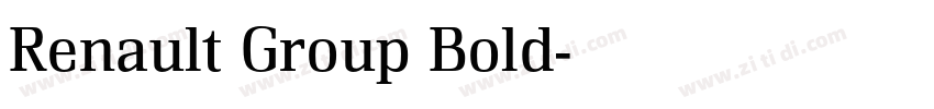 Renault Group Bold字体转换